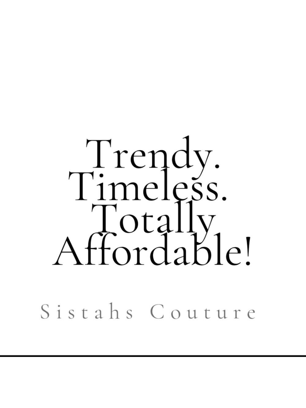 Trendy & Timeless Show | M-F @ 8:30 pm  CST